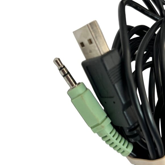 Dell USB Computer Speakers - Wired Black & Silver Model CN-0JH995 109a - Picture 7 of 7